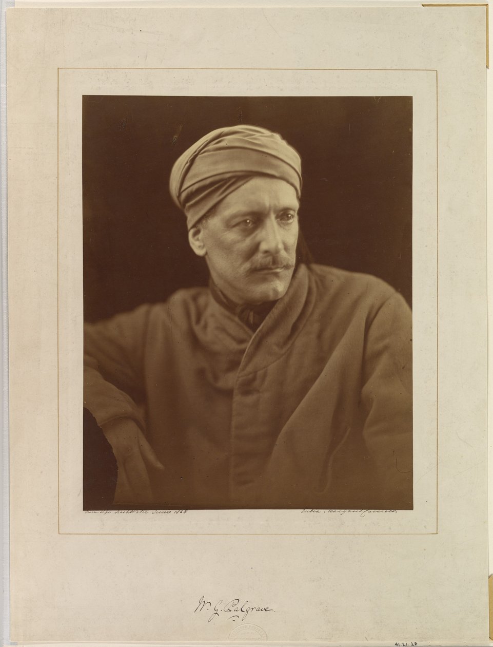 William Gifford Palgrave alkotó: Julia Margaret Cameron