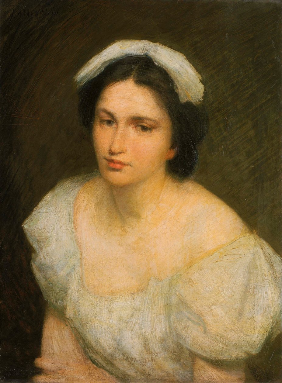 Egy elzászi lány alkotó: Julian Alden Weir