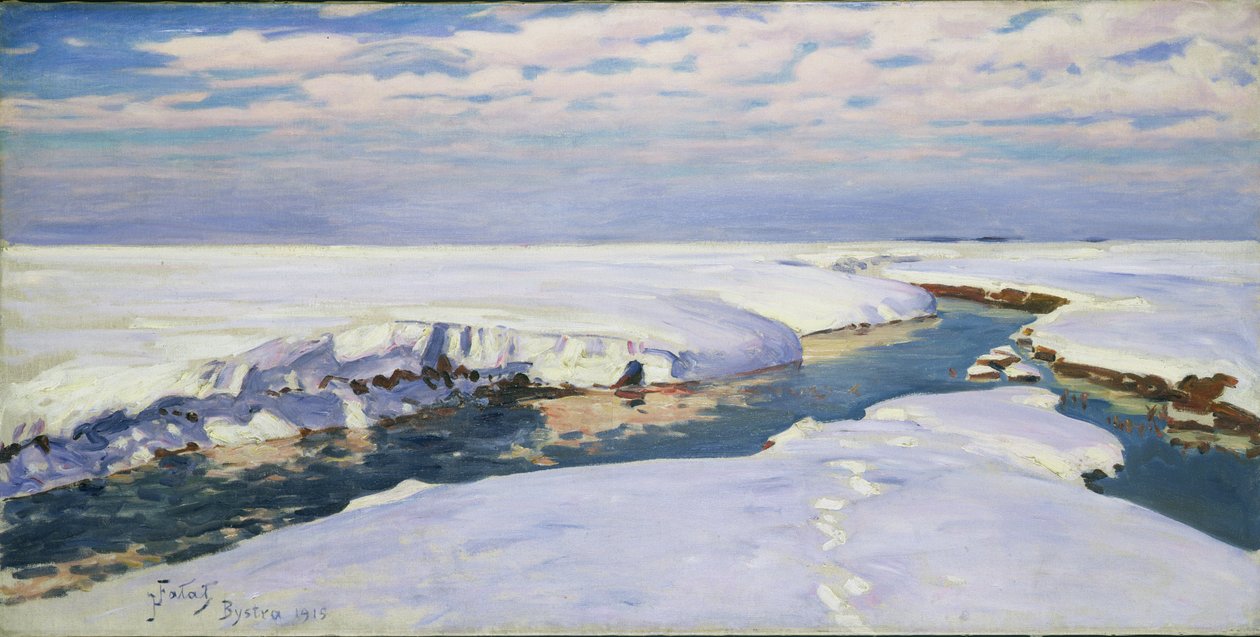 Téli táj, 1915 alkotó: Julian Falat