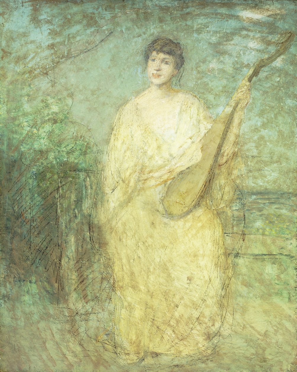 Modell lanttal, alkotó: Julian Alden Weir