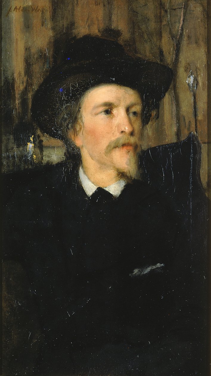 Wyatt Eaton portréja, kb. 1878. alkotó: Julian Alden Weir
