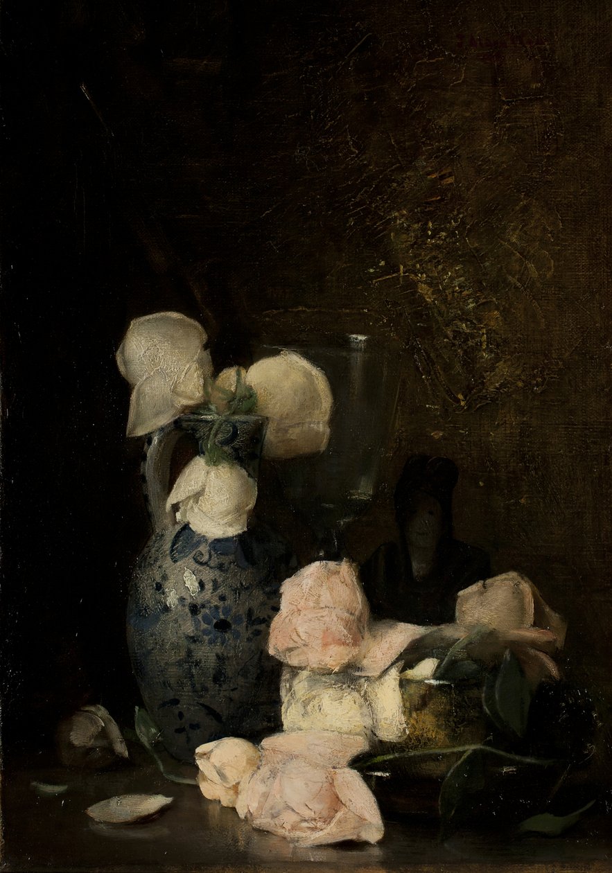 Rózsák, 1880-90 körül alkotó: Julian Alden Weir