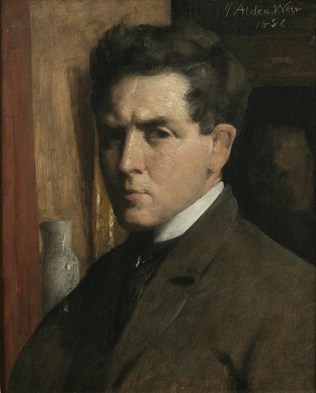 Önarckép, 1886 alkotó: Julian Alden Weir