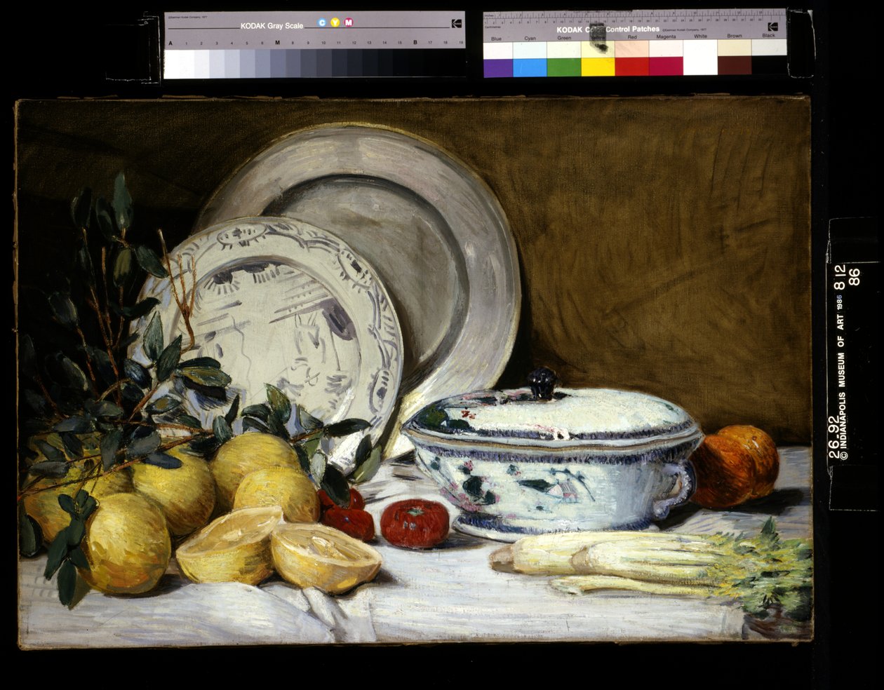Csendélet (olaj, vászon) alkotó: Julian Alden Weir