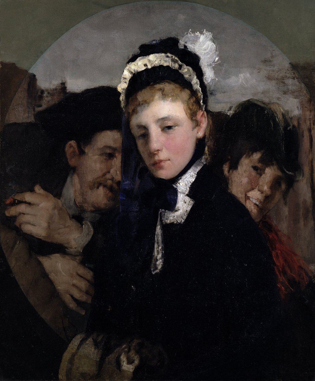 Union Square, 1879 körül alkotó: Julian Alden Weir