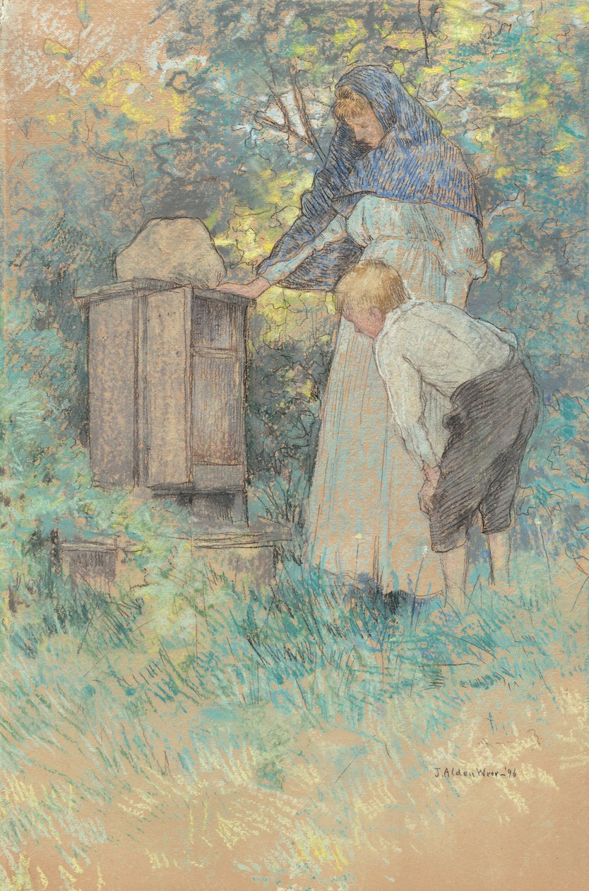 Nézni a méheket alkotó: Julian Alden Weir