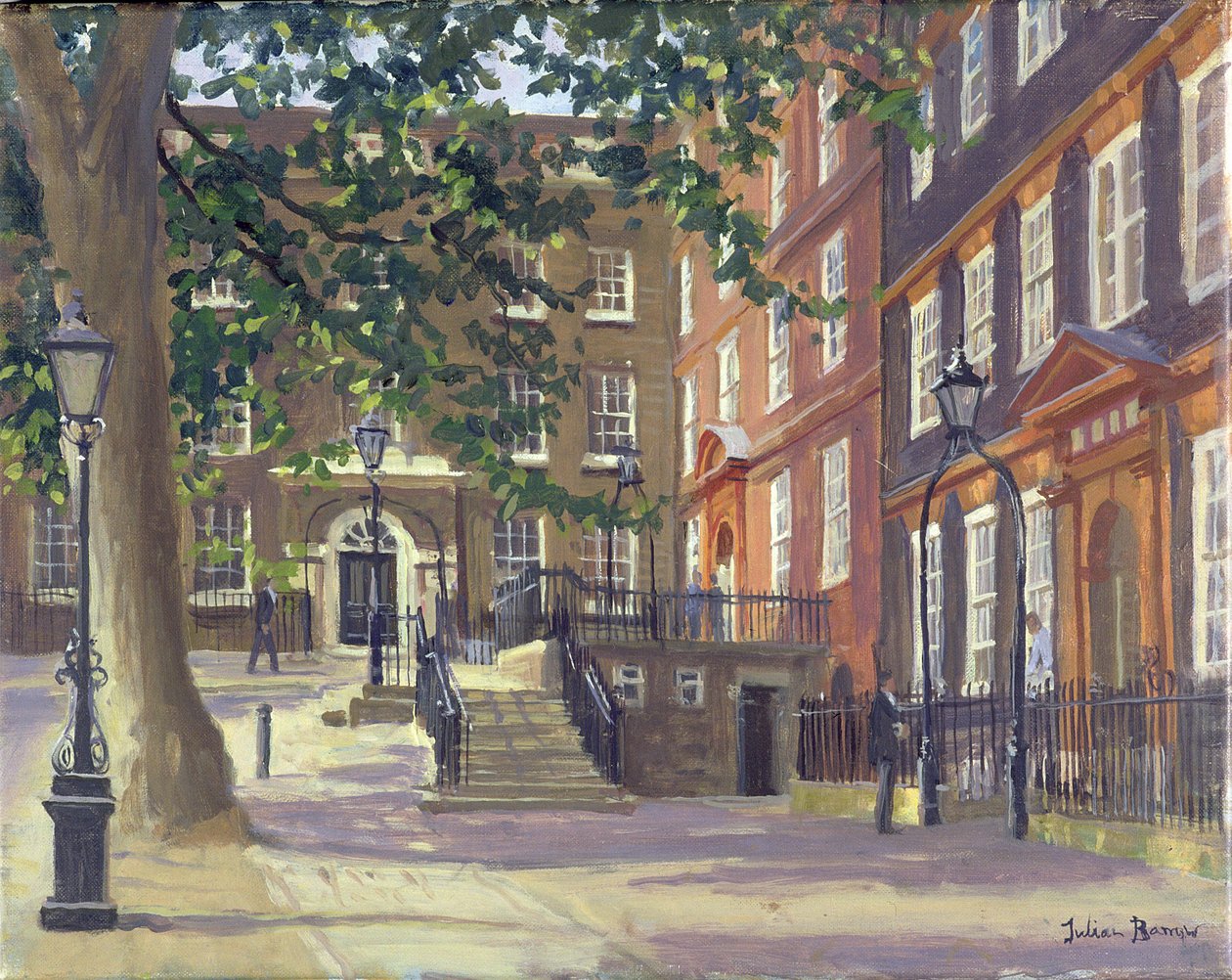 Kings Bench Walk, Inner Temple alkotó: Julian Barrow
