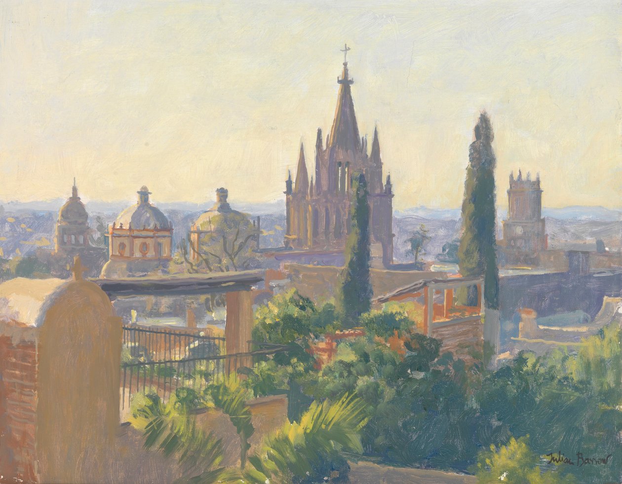 San Miguel Allende háztetői, 2005 alkotó: Julian Barrow