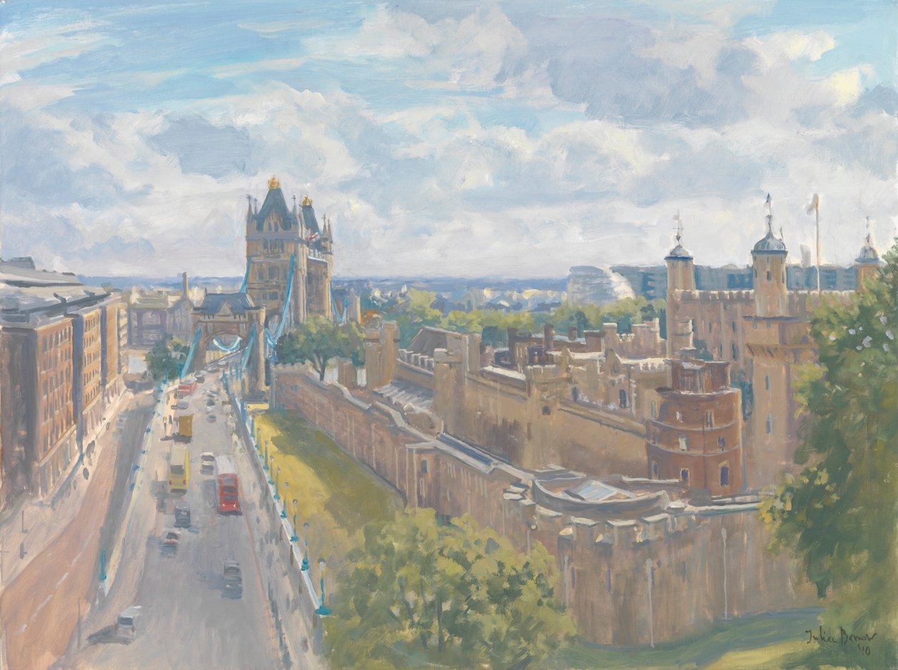 Tower Bridge és a londoni Tower, 2010 alkotó: Julian Barrow