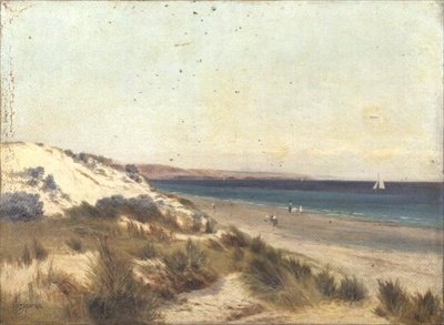 Glenelg Beach, Dél-Ausztrália alkotó: Julian Rossi Ashton