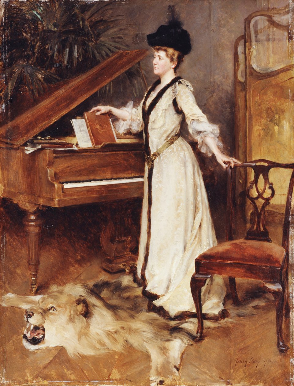 Asszony portréja, 1901 alkotó: Julian Russell Story