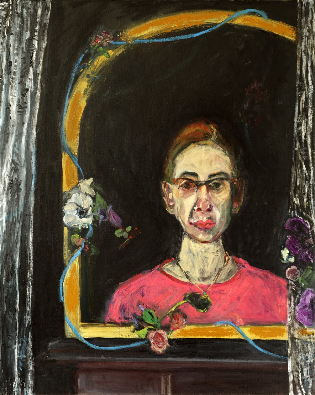 Önarckép – Idővonal, 2015, (akril és olaj, vászon) alkotó: Julie Held