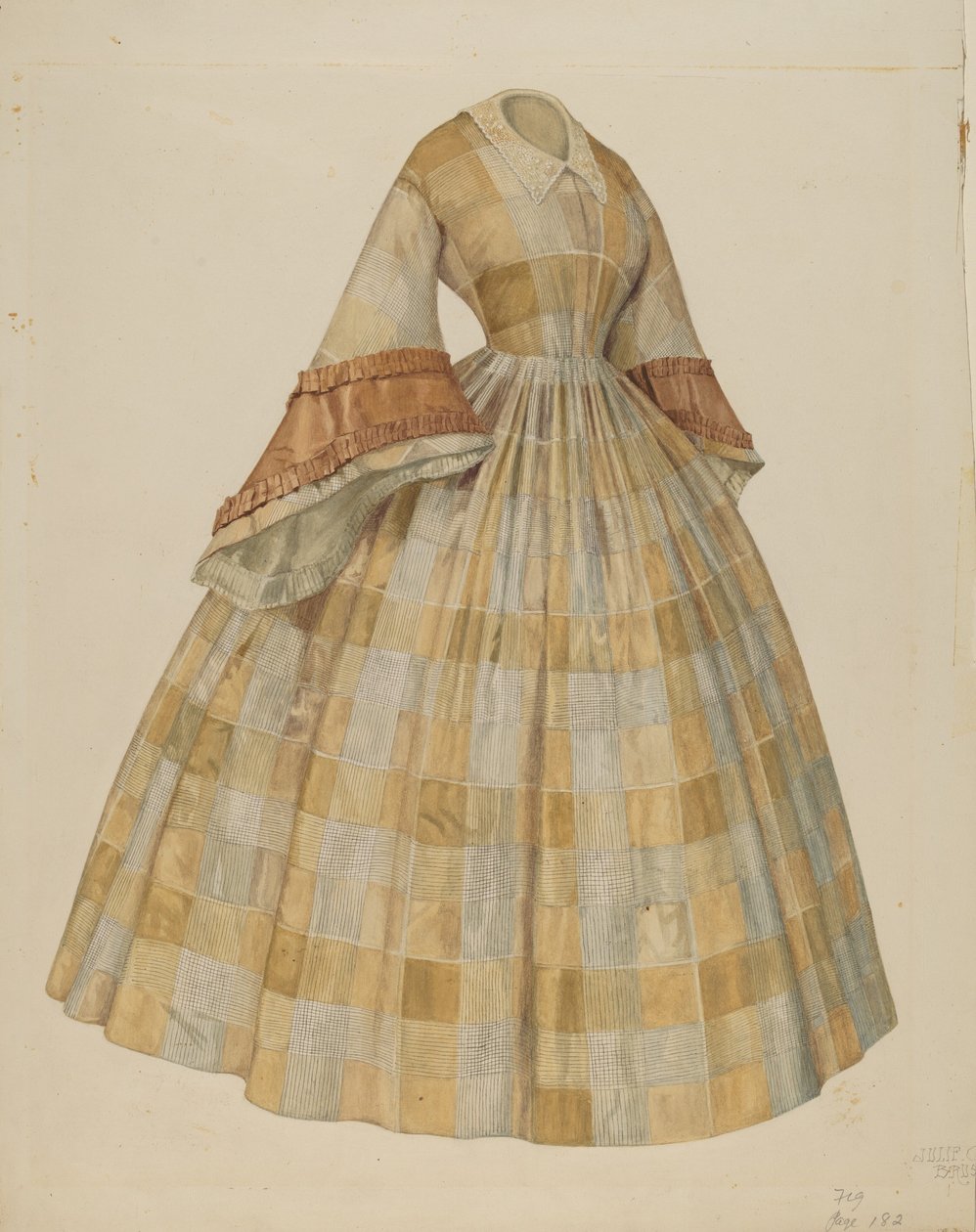 ruha, c. 1938. alkotó: Julie C Brush