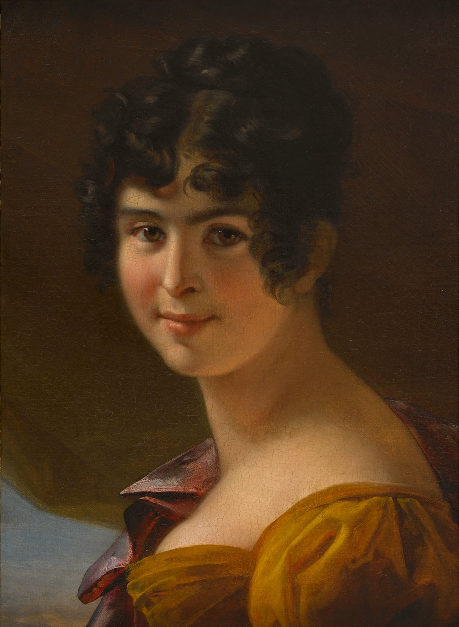 Foucher Adél portréja 1803-1868, 1820 körül. alkotó: Julie Duvidal de Montferrier