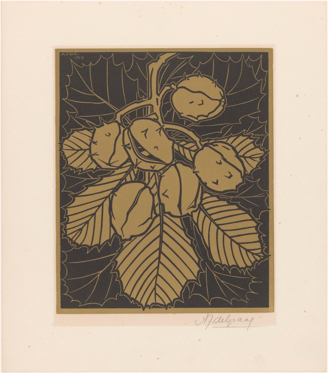 Kasztanyetta alkotó: Julie de Graag (signed by artist)