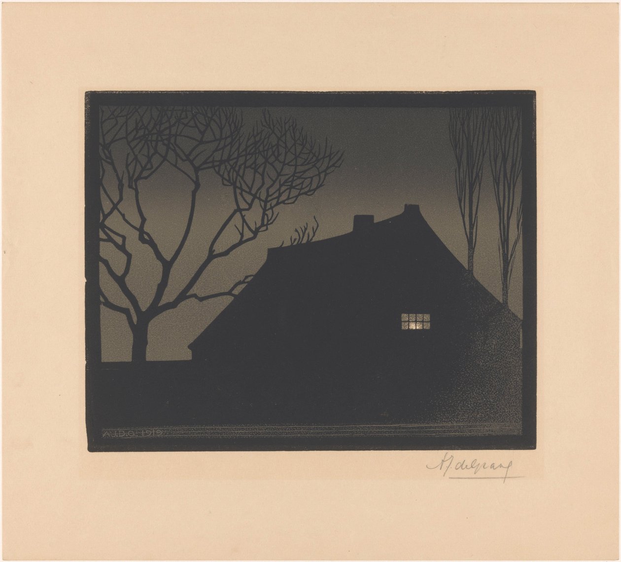 téli este alkotó: Julie de Graag (signed by artist)