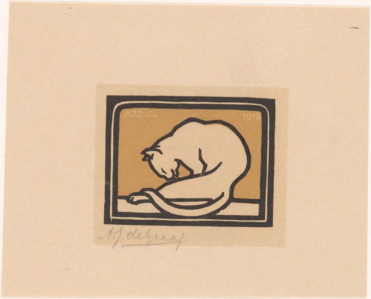 mosó macska alkotó: Julie de Graag (signed by artist)