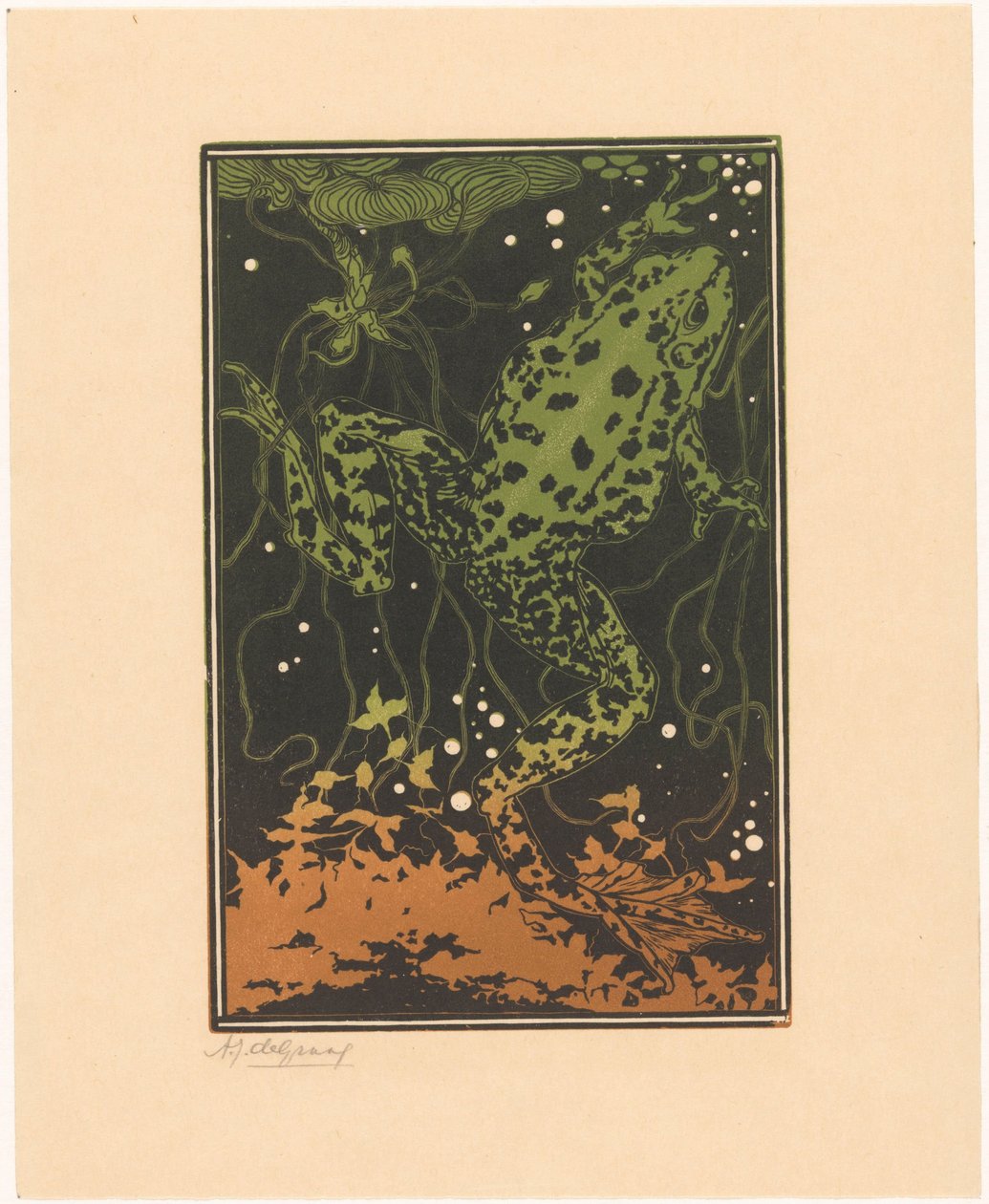 Úszó béka alkotó: Julie de Graag (signed by artist)