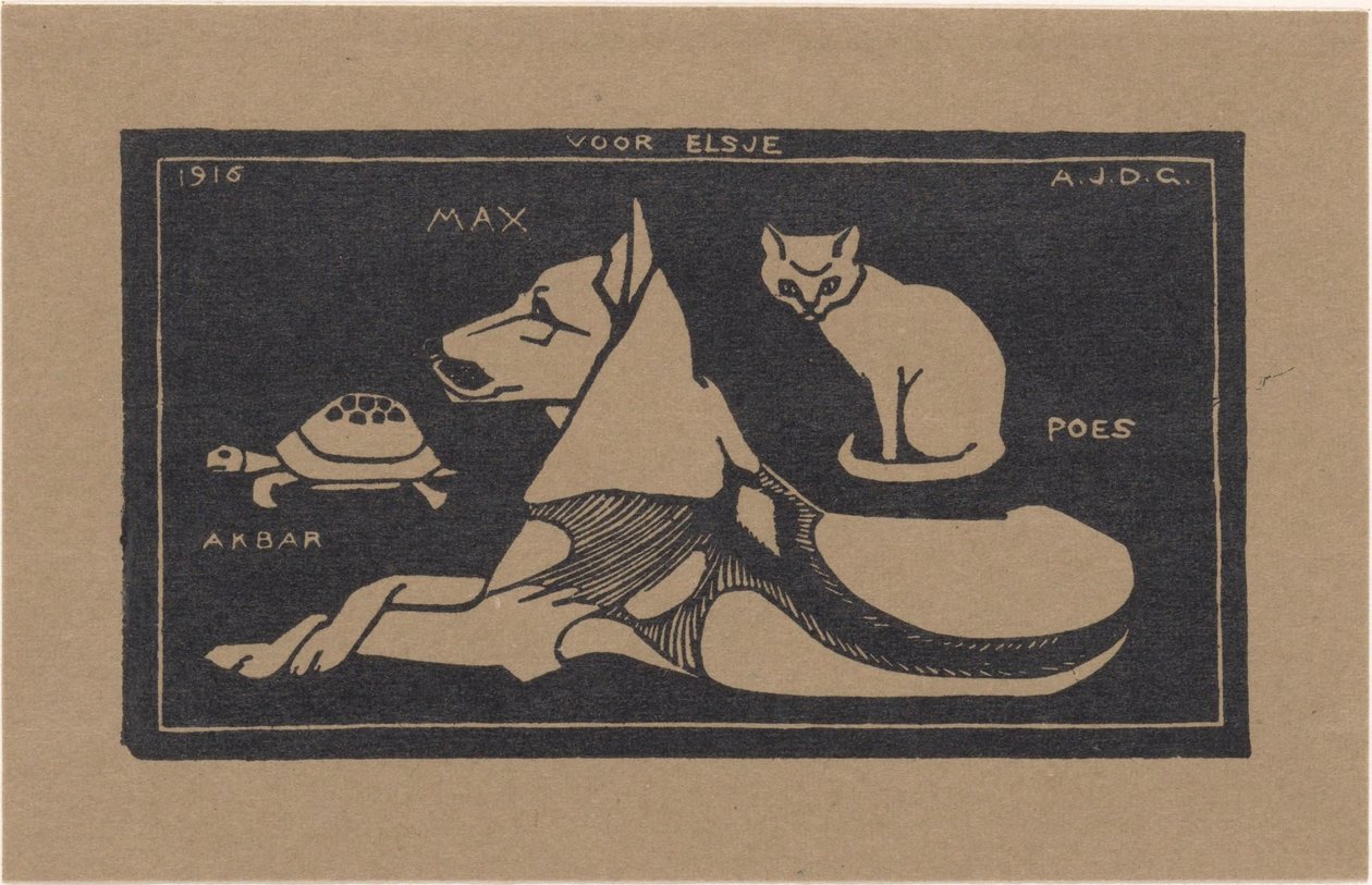 Akbar, Max, Poes (cím a tárgyon) alkotó: Julie de Graag