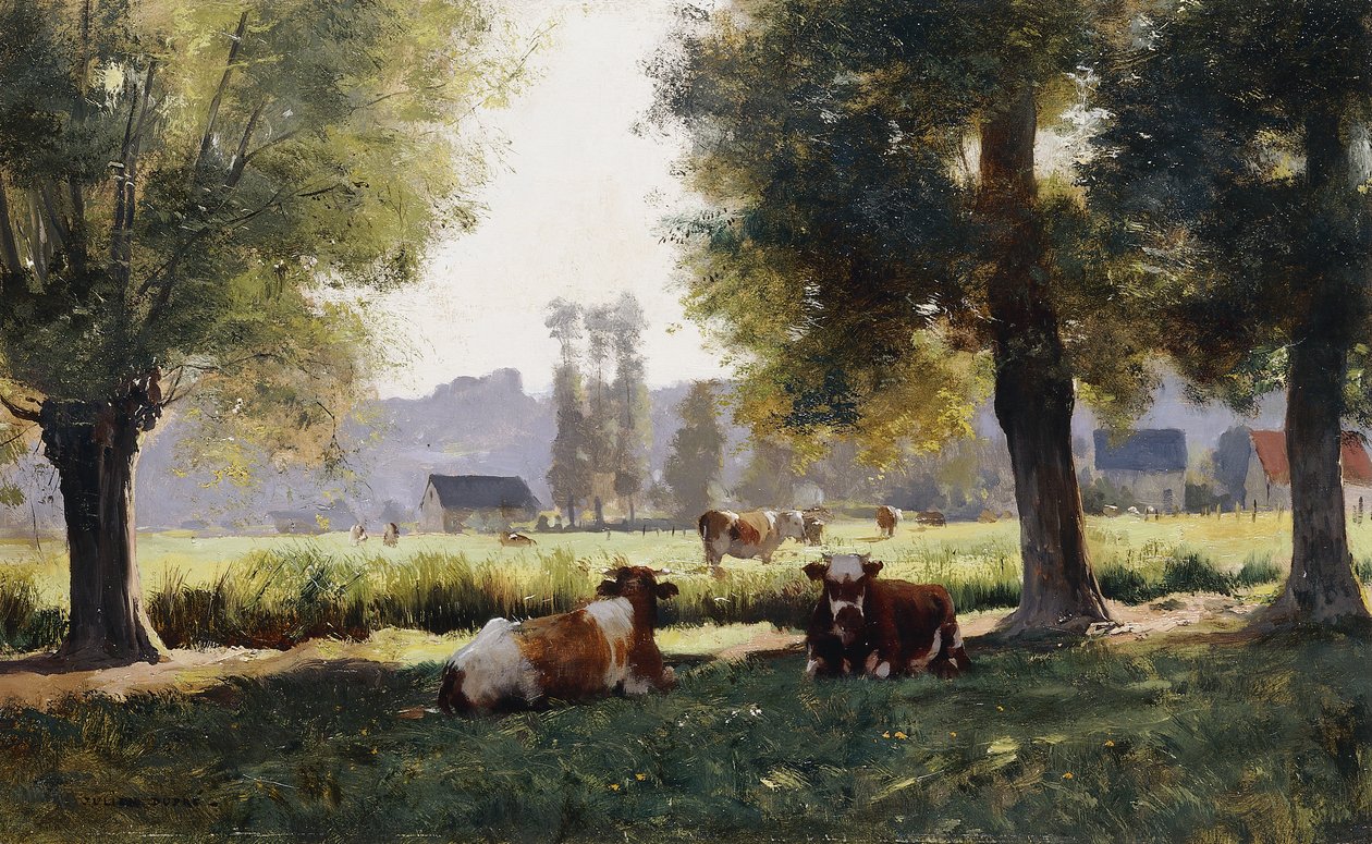 Rét Arques-la Bataille-nál, Normandia, alkotó: Julien Dupre