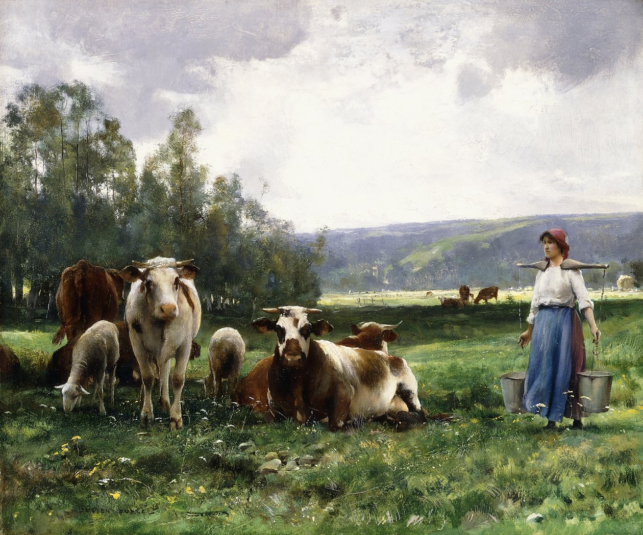 A tehénlegelő, alkotó: Julien Dupre
