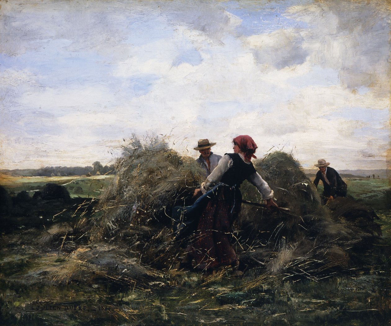 Az aratógépek, alkotó: Julien Dupre