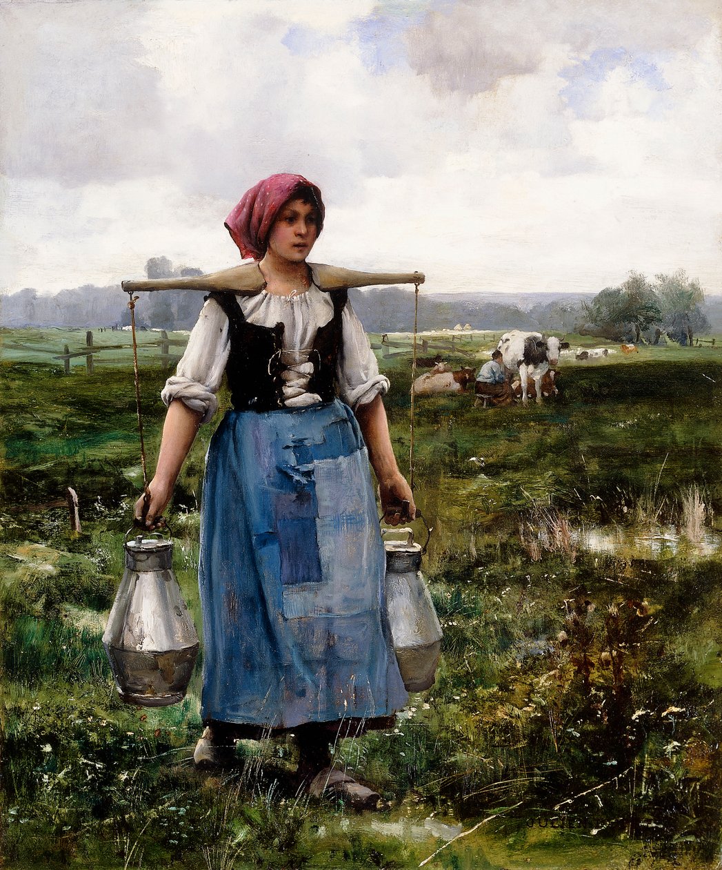 A tejeslány, alkotó: Julien Dupre