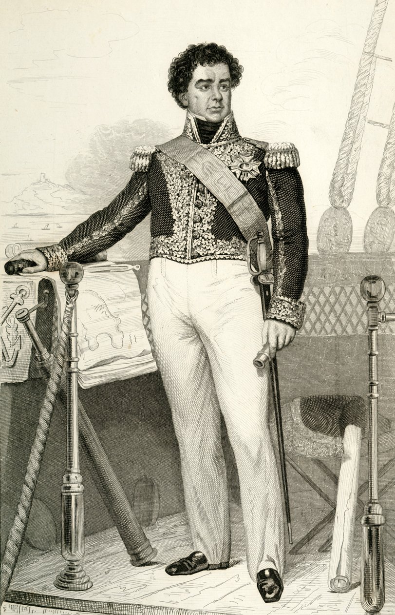 Guy-Victor Duperré, 1804, 1839. alkotó: Julien Leopold Boilly