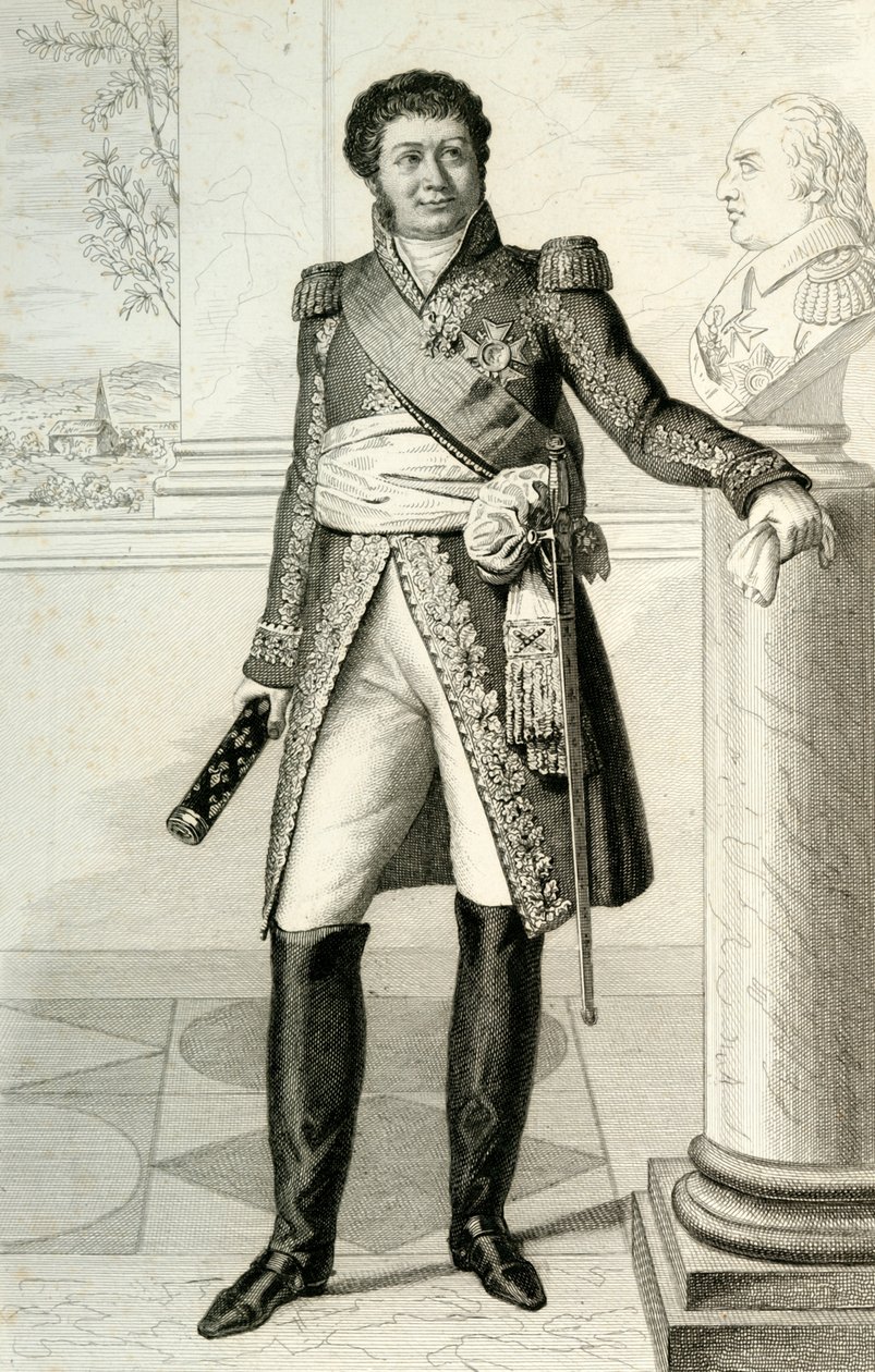 Henri Jacques-Guillaume Clarke, 1804, 1839. alkotó: Julien Leopold Boilly