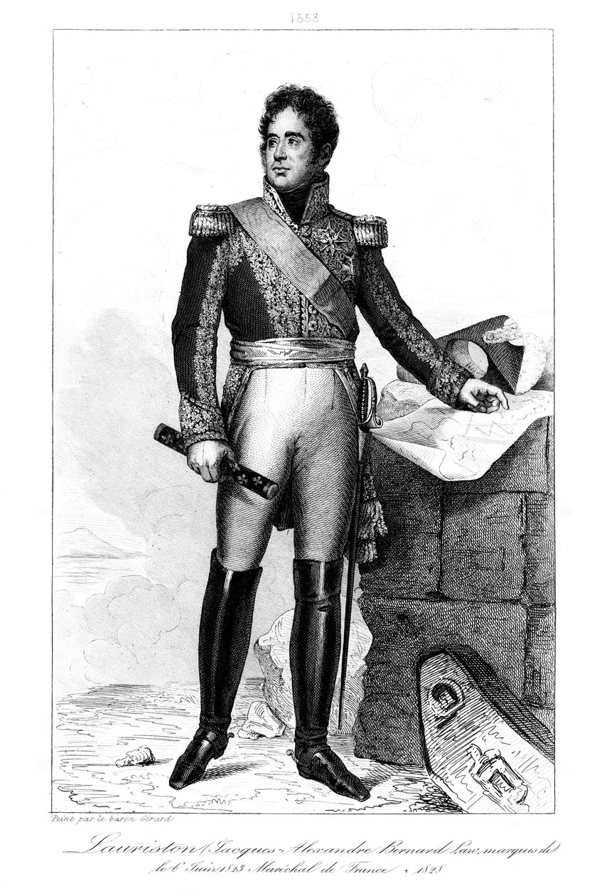 Jacques Lauriston 1768-1828, Lauriston márquess, 1839. alkotó: Julien Leopold Boilly