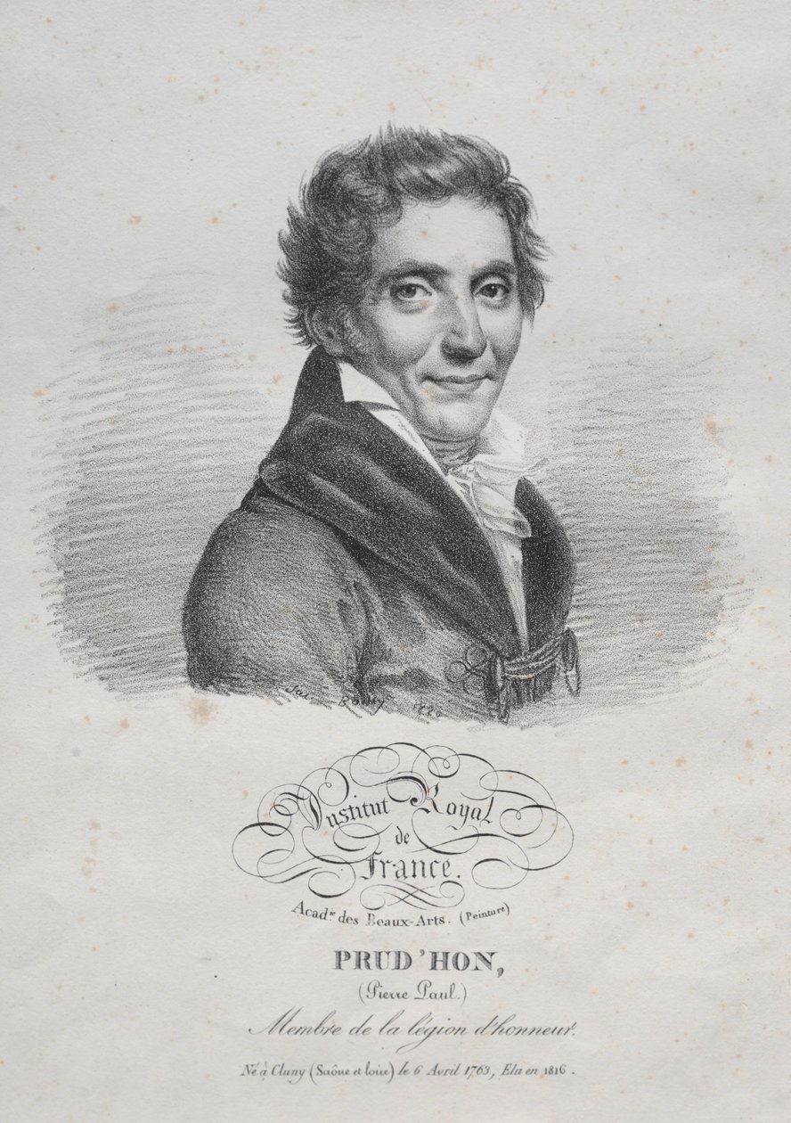 Pierre Paul Prudhon, 1820. alkotó: Julien Leopold Boilly
