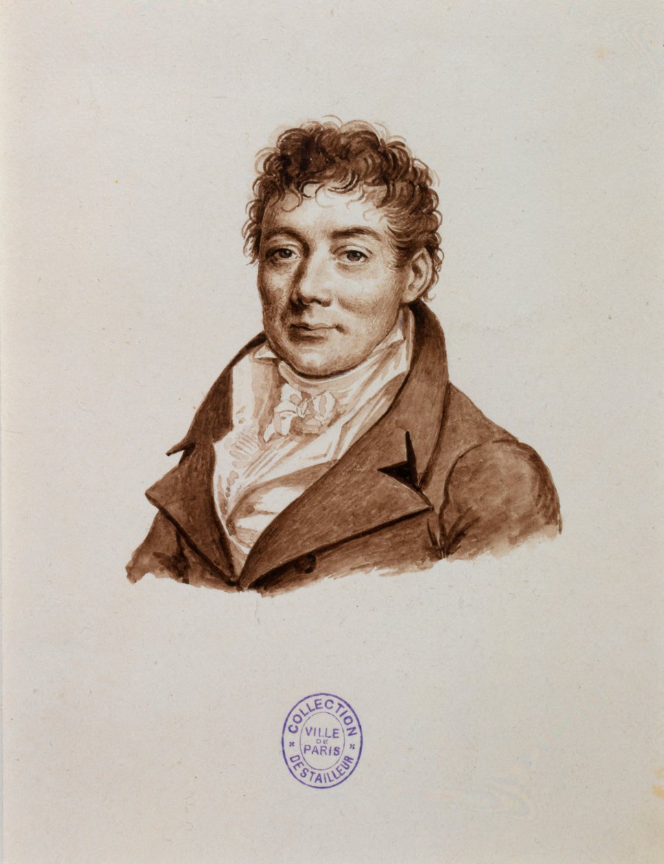 Gosselin (Pascal-Fr.) tudós földrajztudós, a Feliratok és Szépirodalom Akadémiájának tagja portréja alkotó: Julien Leopold Boilly