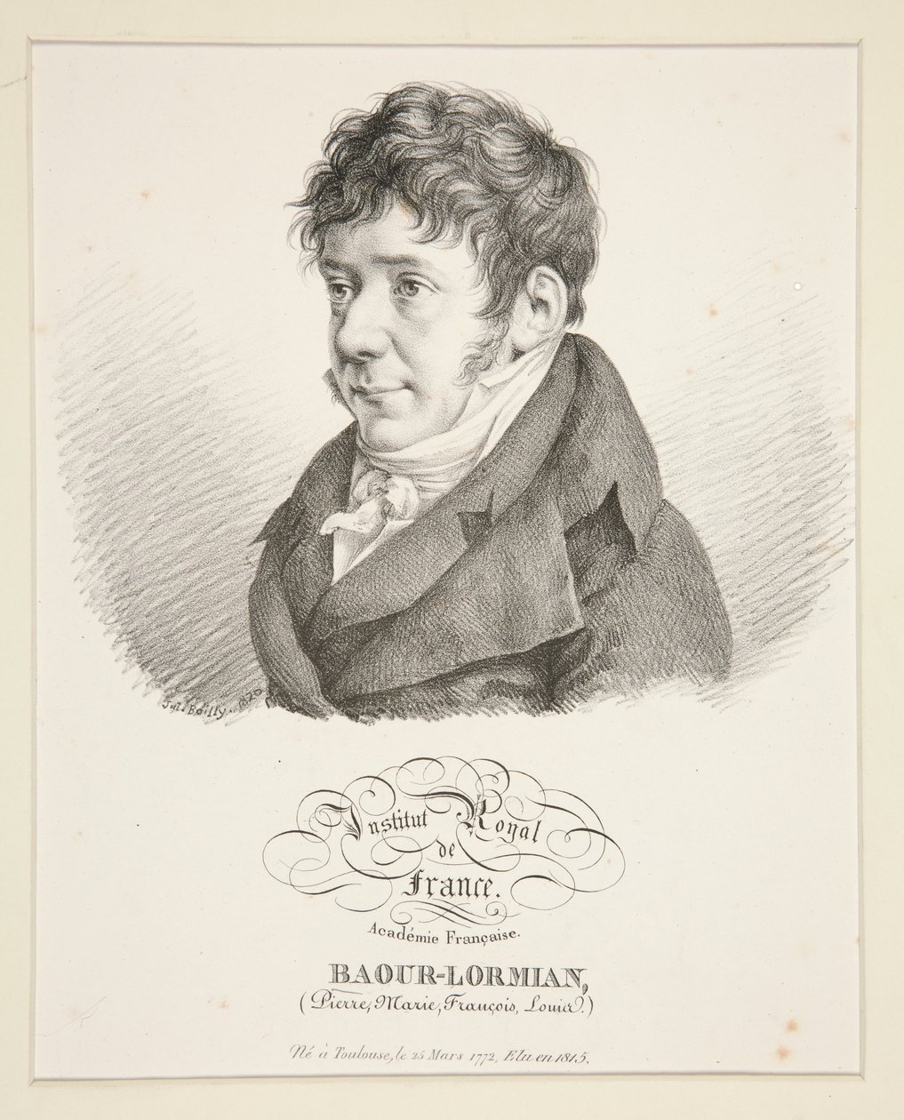 Baour-Lormian család portréja (Pierre, Marie, François, Louis) alkotó: Julien Leopold Boilly