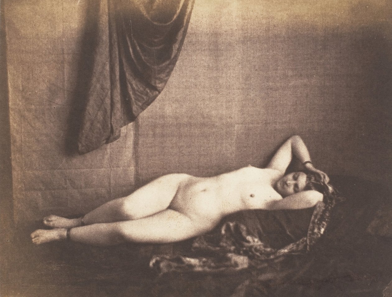 [Fekvő akt], 1851-53. alkotó: Julien Vallou de Villeneuve