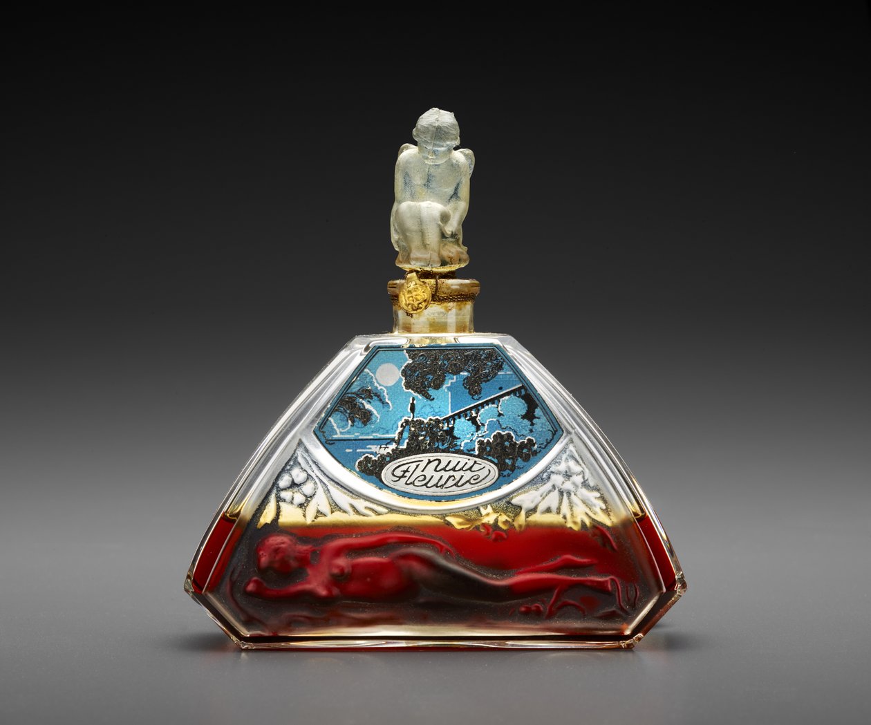 Nuit Fleurie, palack tervezett c. 1920, készült c. 1930 (üveg, viasz és cérna) alkotó: Julien Viard