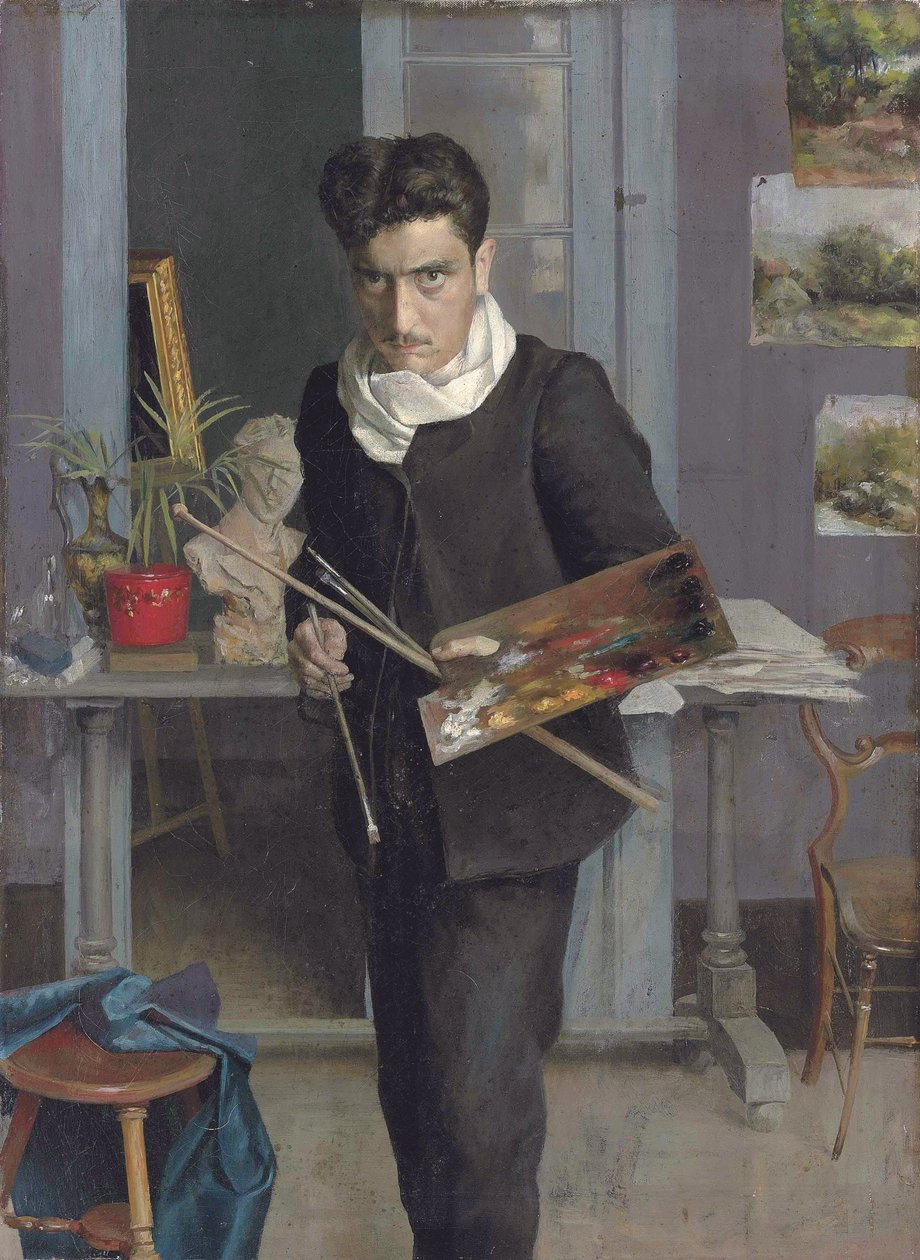 Fiatal önarckép alkotó: Julio Romero de Torres