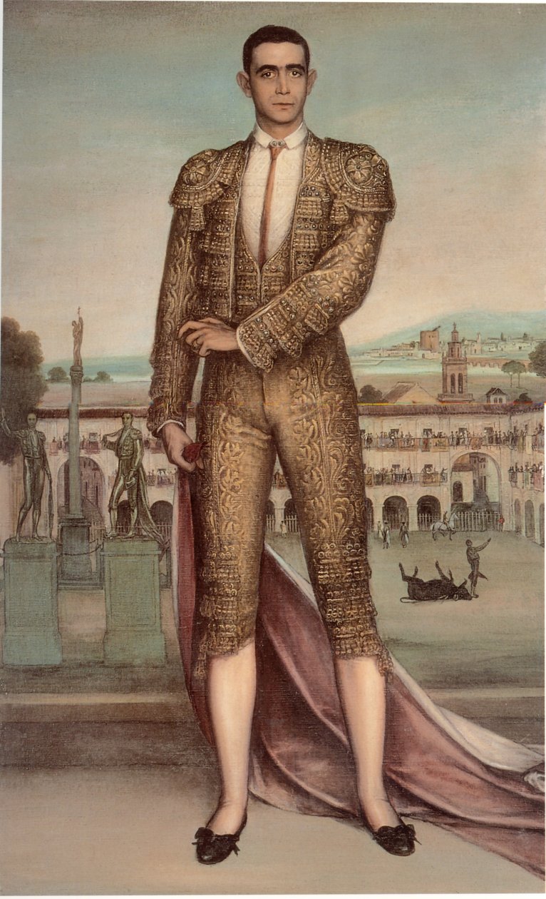 Machaquito vagy Machaquito, mint a Cordobes bikaviadal apoteózisa alkotó: Julio Romero de Torres