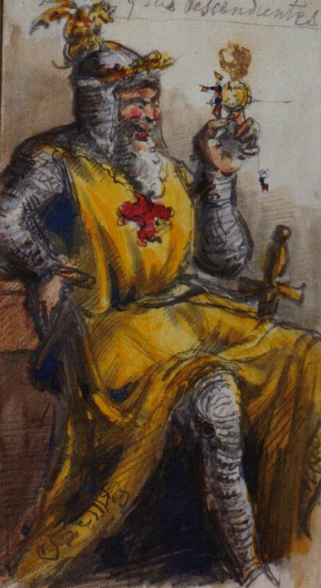 Guzman és leszármazottai alkotó: Julio Romero de Torres