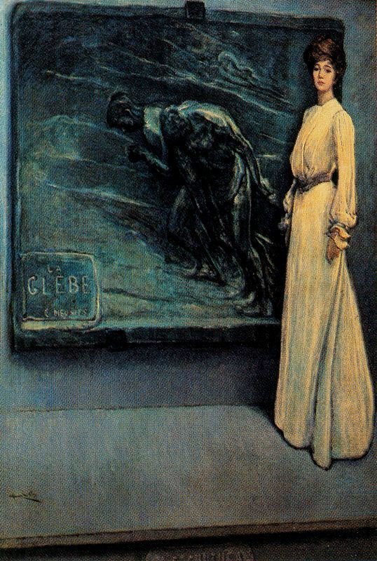 A szobor alkotó: Julio Romero de Torres