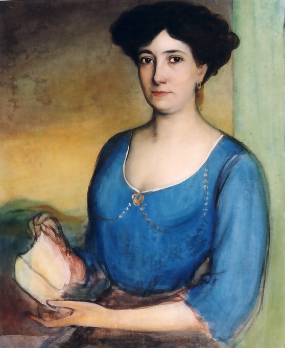 La Señora de Casanueva Vázlat a portréhoz. alkotó: Julio Romero de Torres