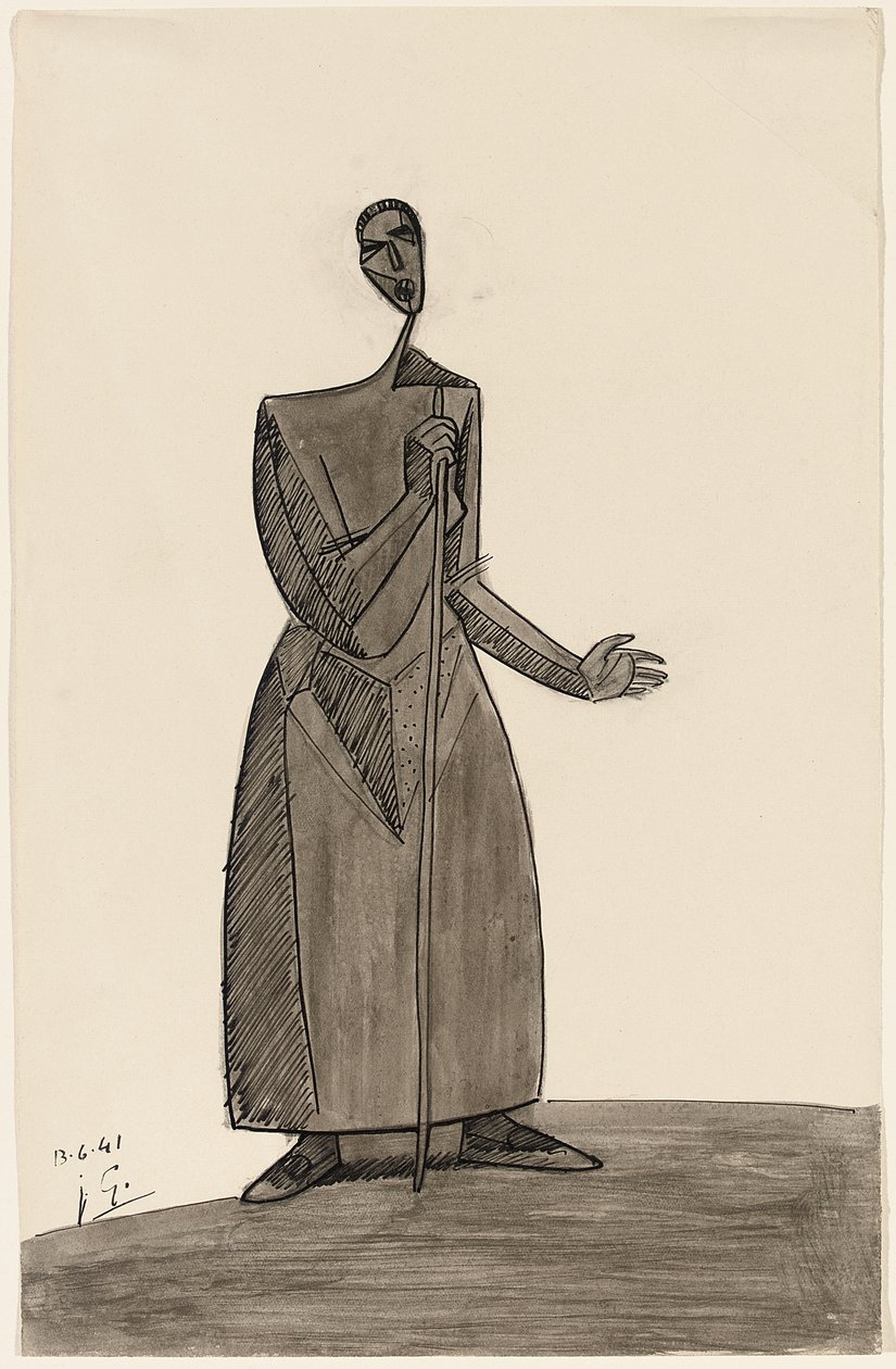 Pálcás paraszt, 1941 alkotó: Julio Gonzalez