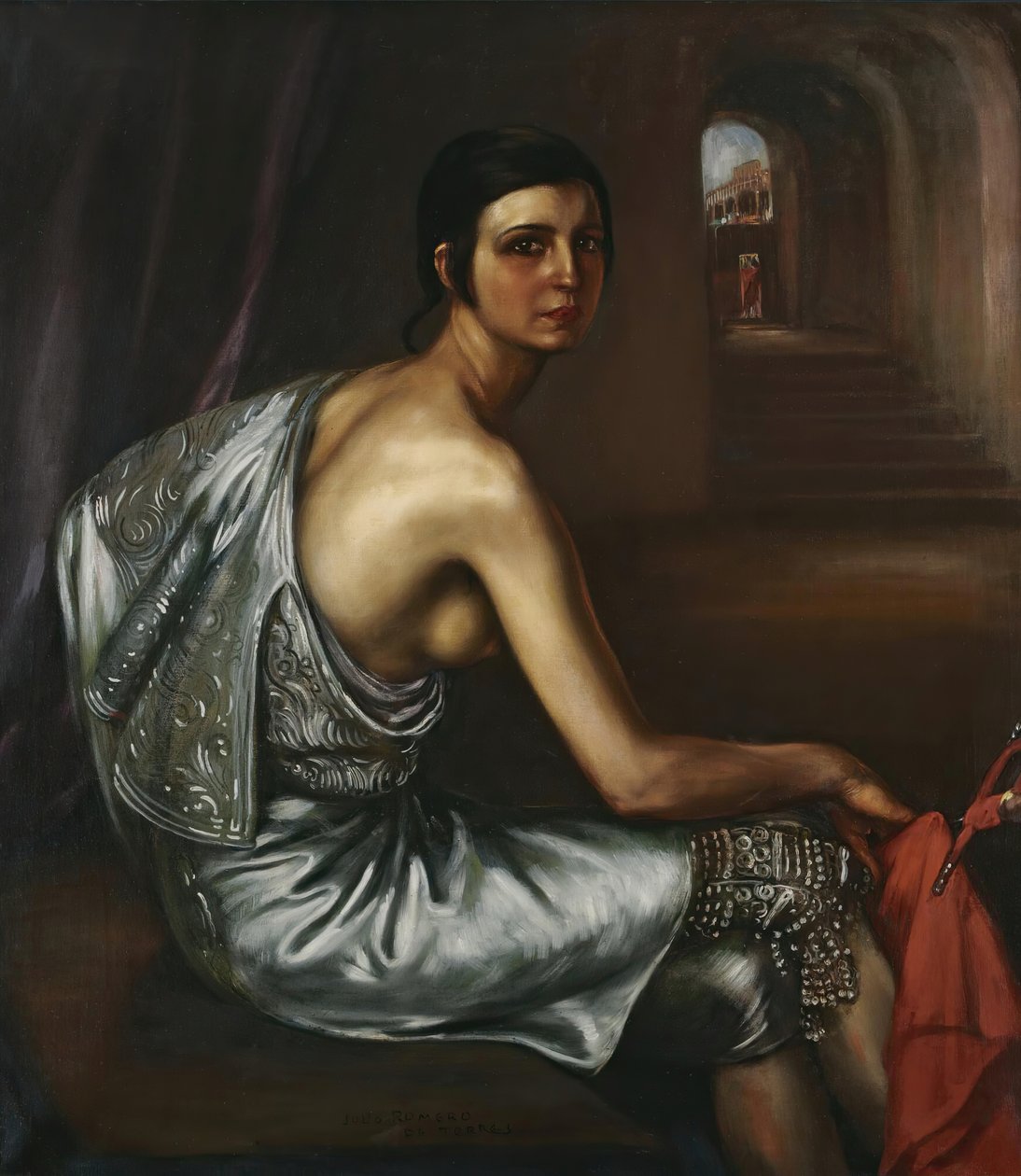 A torreádor lány A Torero lány, 1928-1929. alkotó: Julio Romero de Torres