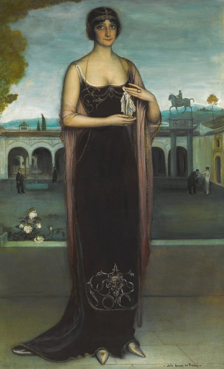 Adela Carboné portréja 1890-1960, c. 1911. alkotó: Julio Romero de Torres