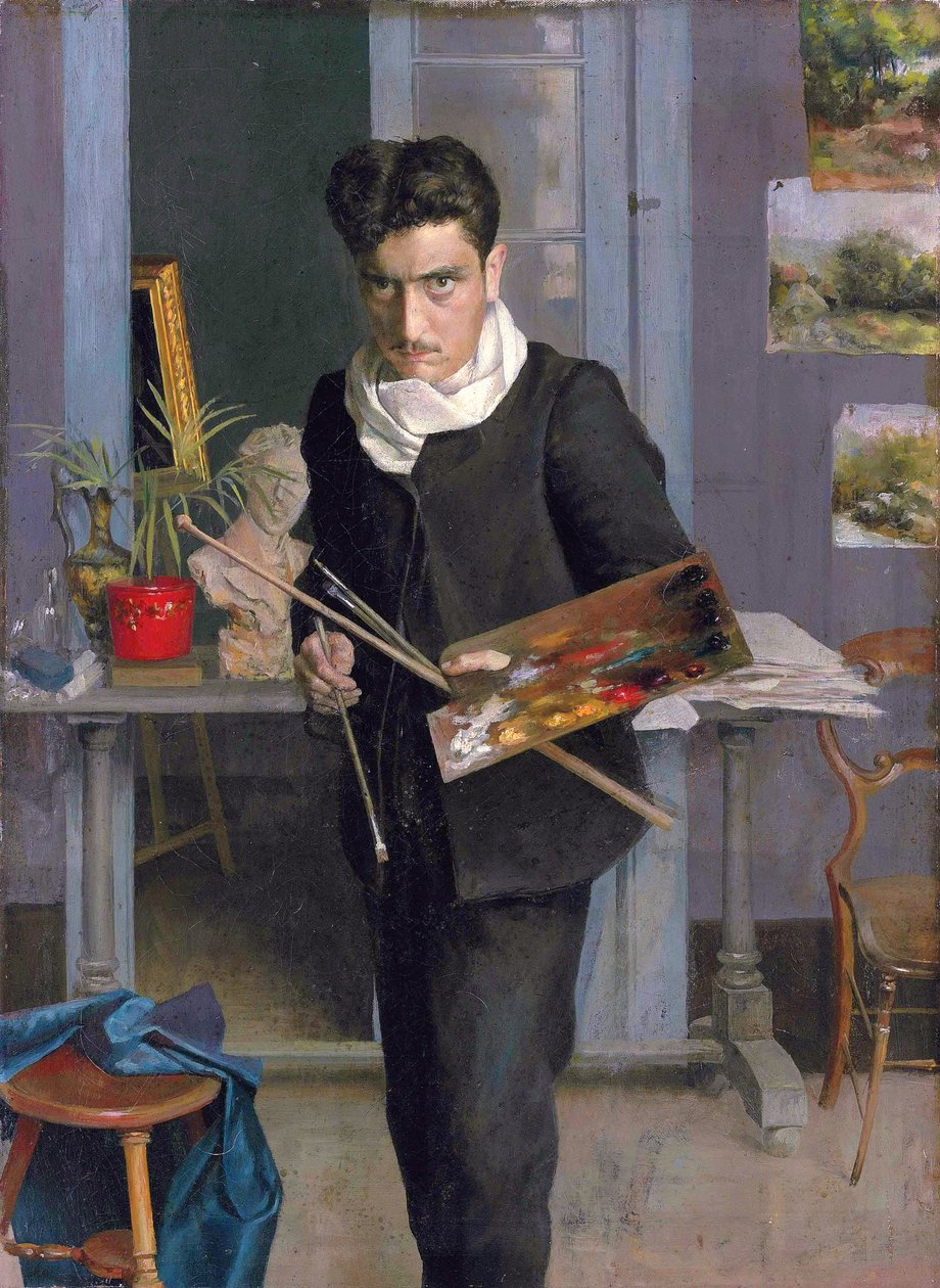 Spanyol: Fiatal önarckép alkotó: Julio Romero de Torres