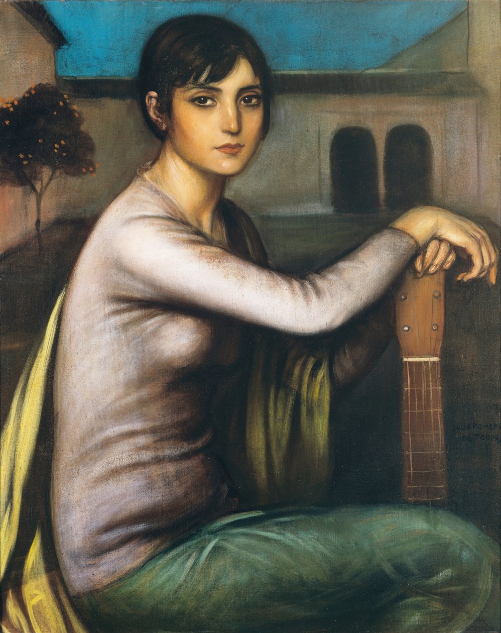 Andalúz szomorúság melankólia, kb. 1925-1928. alkotó: Julio Romero de Torres