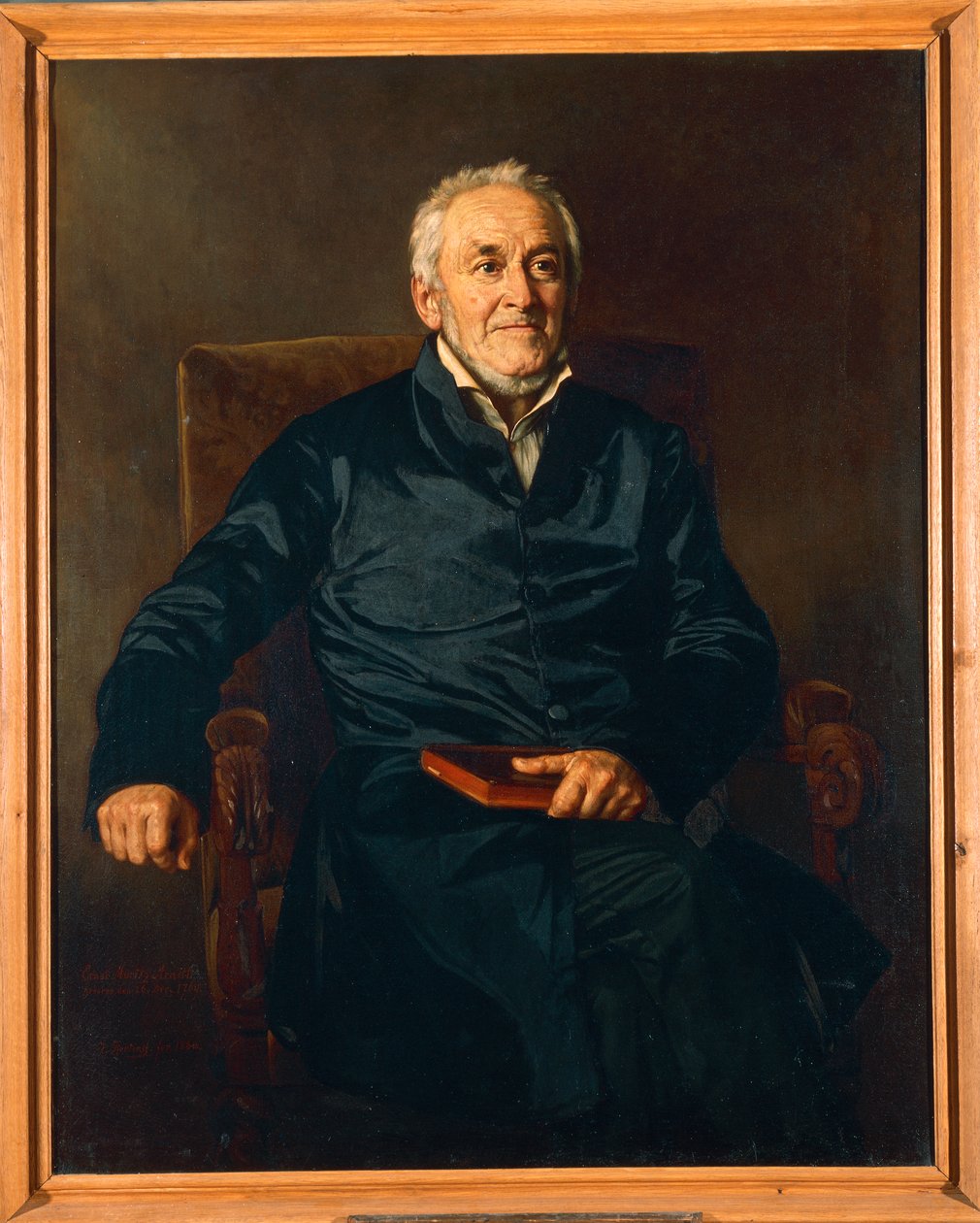 Ernst Moritz Arndt (olaj, vászon) alkotó: Julis Amatus Roeting