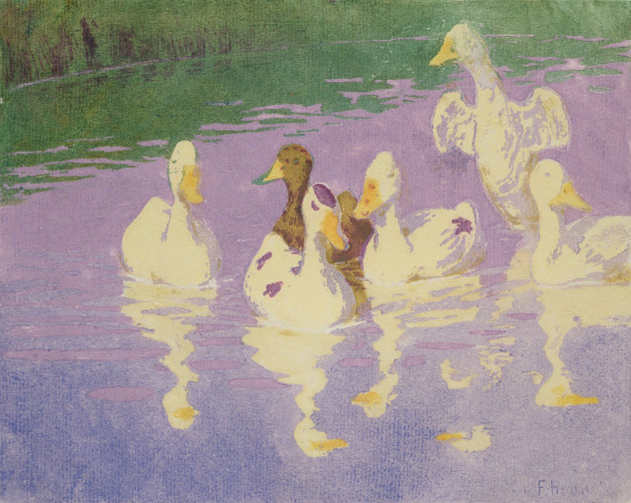Kacsák, 1896 alkotó: Julius August Friedrich Theodor von Ehren