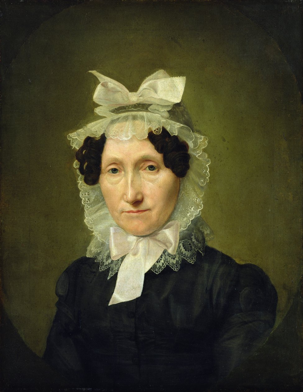 Catharina Maria Oldach (1782-1858) portréja (párját lásd 149501) alkotó: Julius Oldach