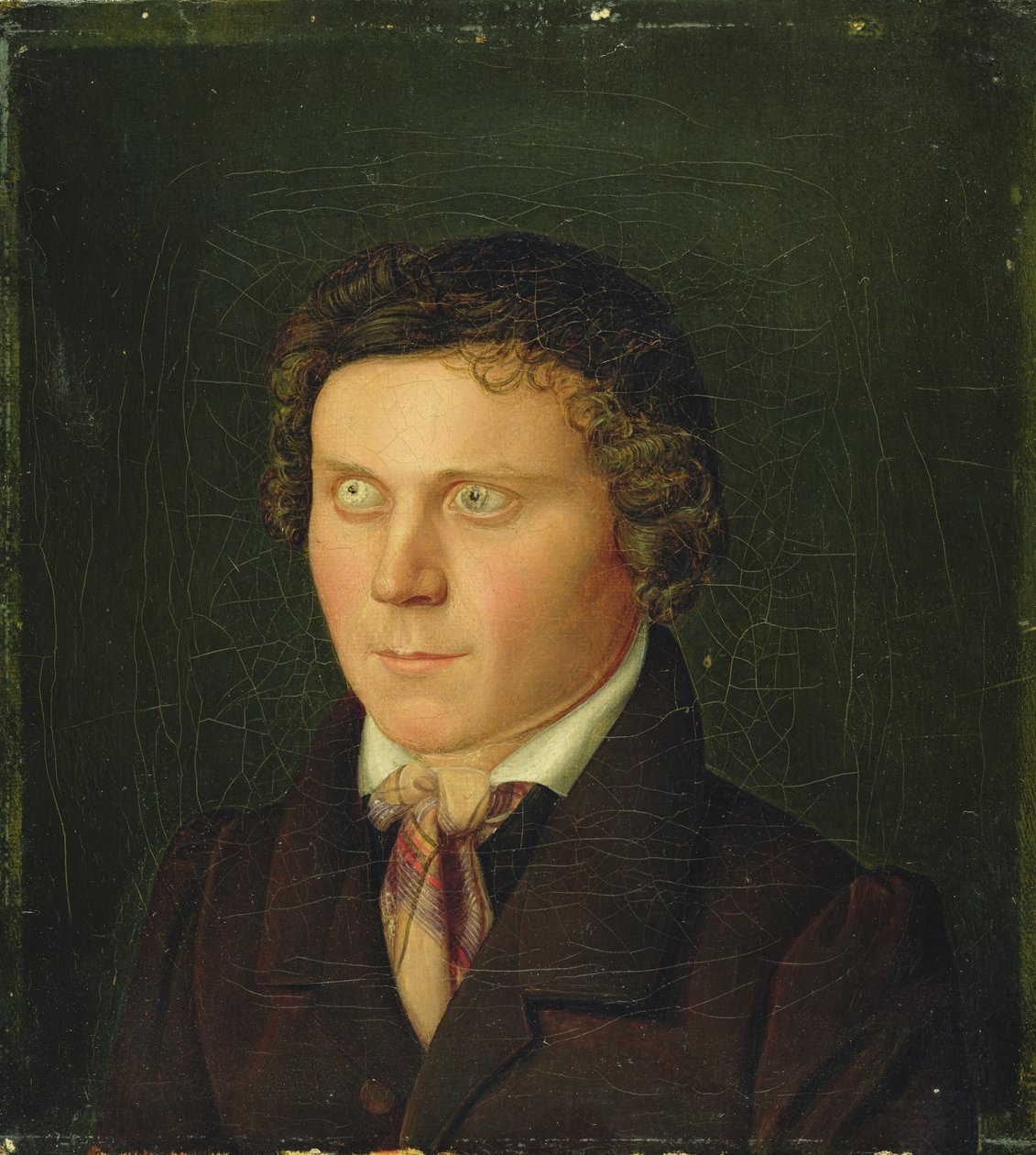 Egy vak fiú portréja alkotó: Julius Oldach