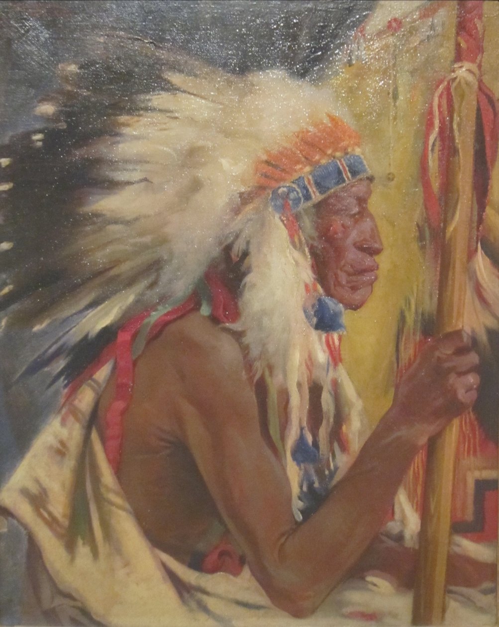 Taos War Chief alkotó: Julius C. Rolshoven